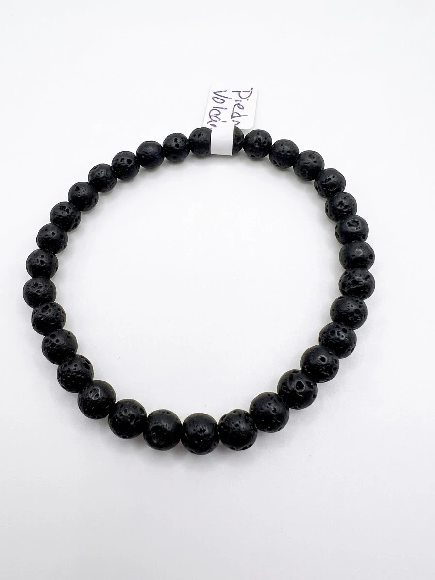PULSERA PIEDRA VULCAN 6MM's foto | Kebolahavana |  BizneCubano