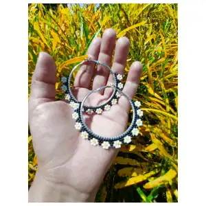 Argollas Margaritas 🌼 miniatura 3