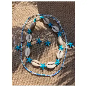Collar caracoles y estrellas miniatura 2